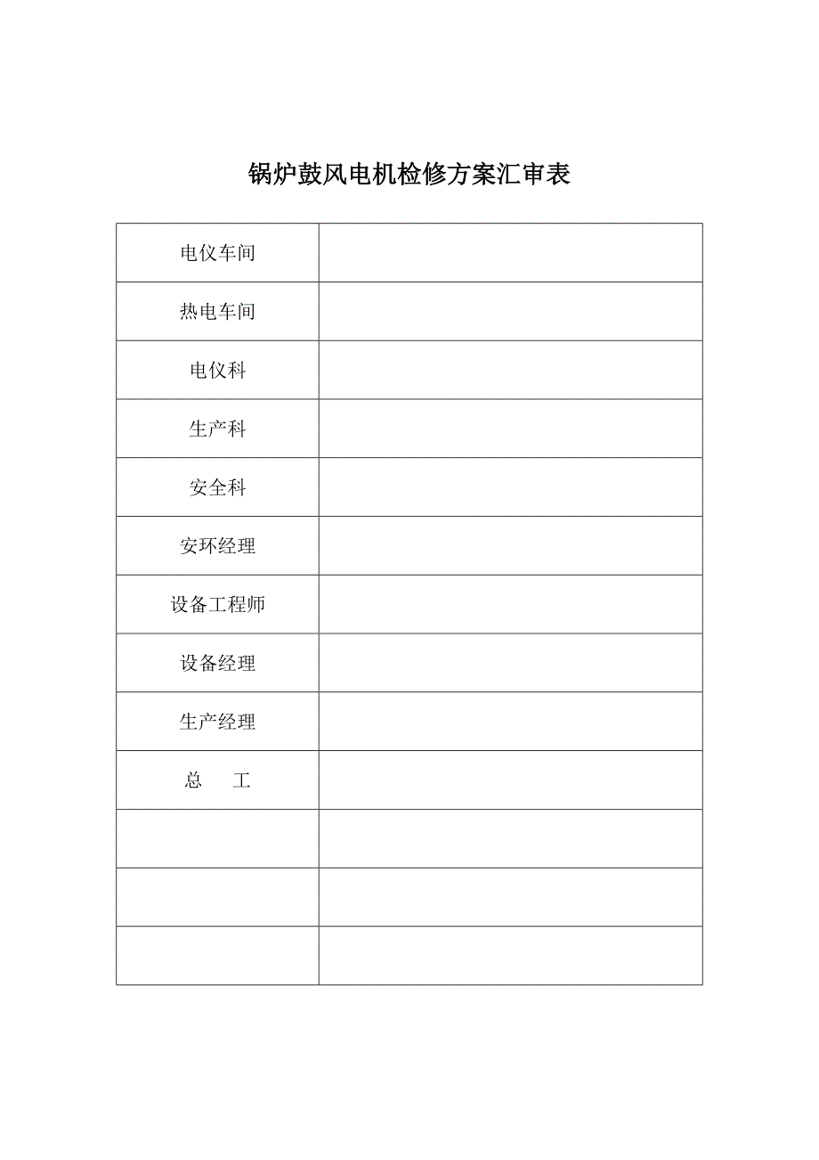 鼓风电机检修方案_第2页