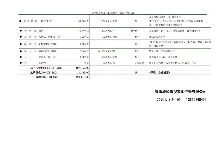 宣传片形象片微电影报价明细表.doc_第3页