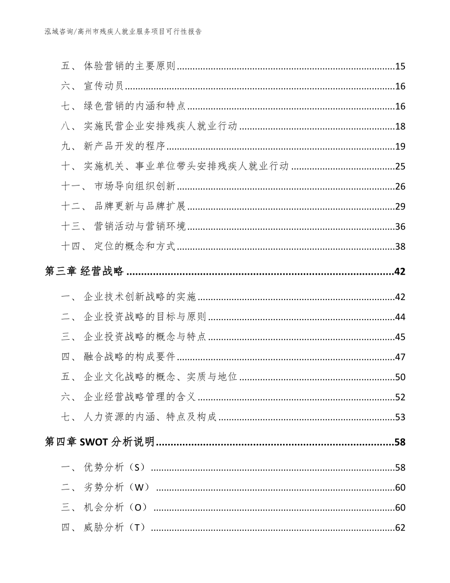 高州市残疾人就业服务项目可行性报告_模板_第4页