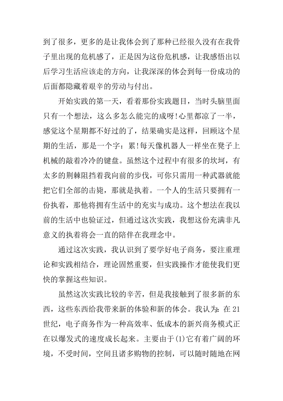 2024年电子商务调查报告(10篇)_第3页