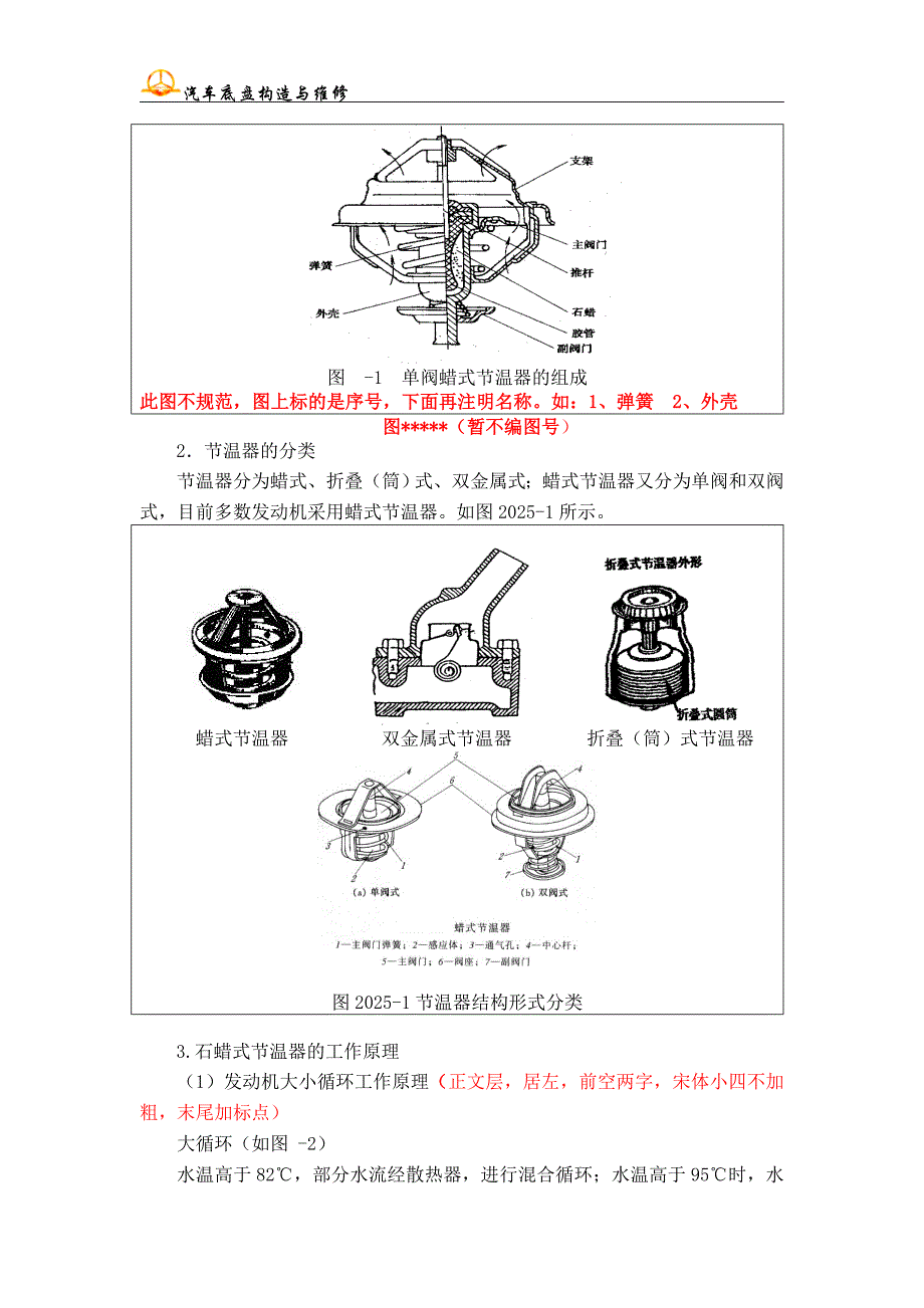 汽车底盘构造与维修检查更换节温器_第3页