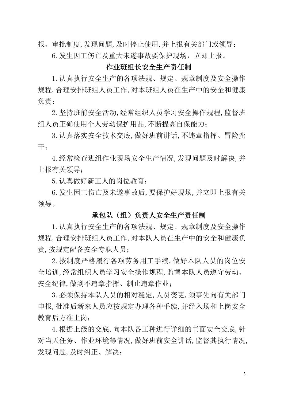 项目安全生产责任制_第4页