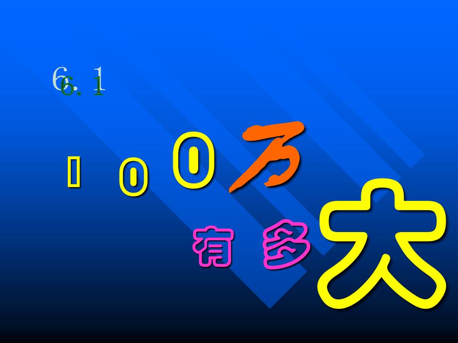 认识100万演示文稿_第1页