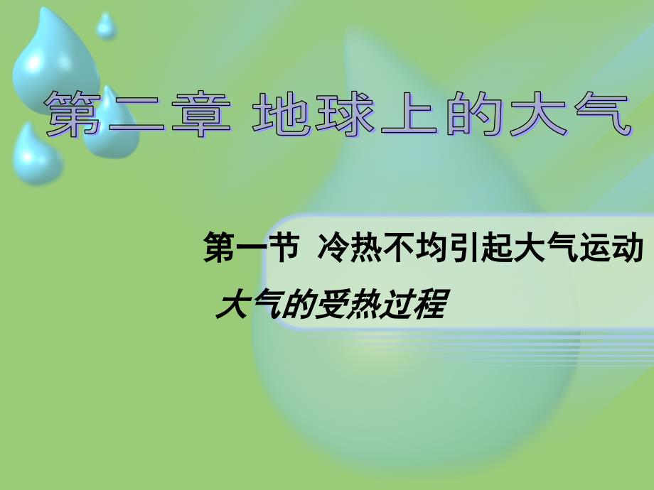 地球上的大气第一节冷热不均引起大气运动大气的受热过程_第3页