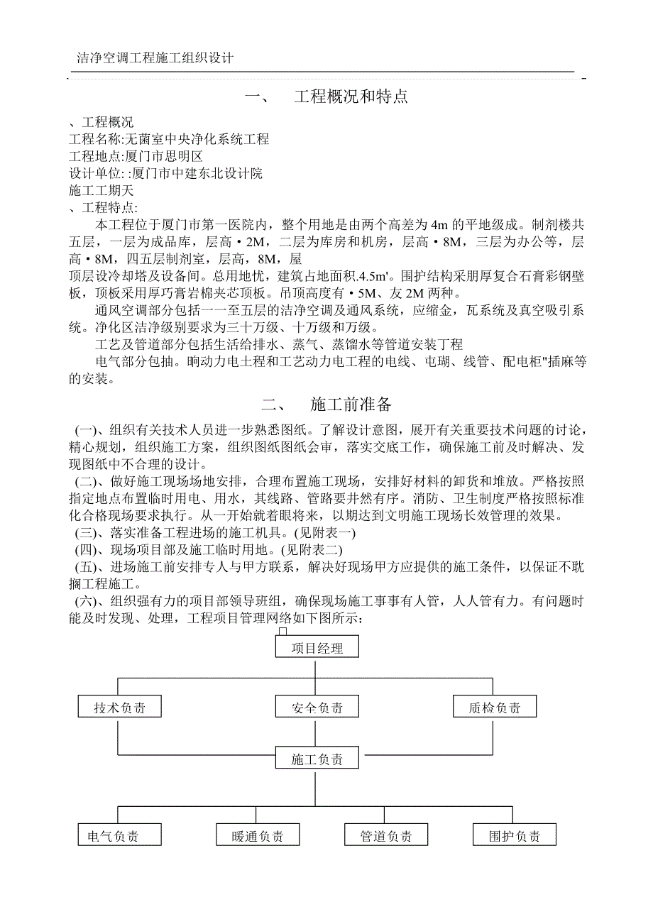 洁净空调施工组织设计_第2页