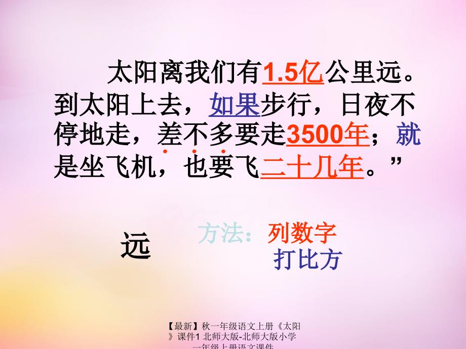 最新一年级语文上册太阳课件1北师大版北师大版小学一年级上册语文课件_第3页