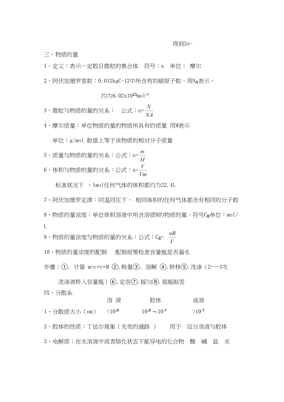 化学小高考总复习资料_第2页