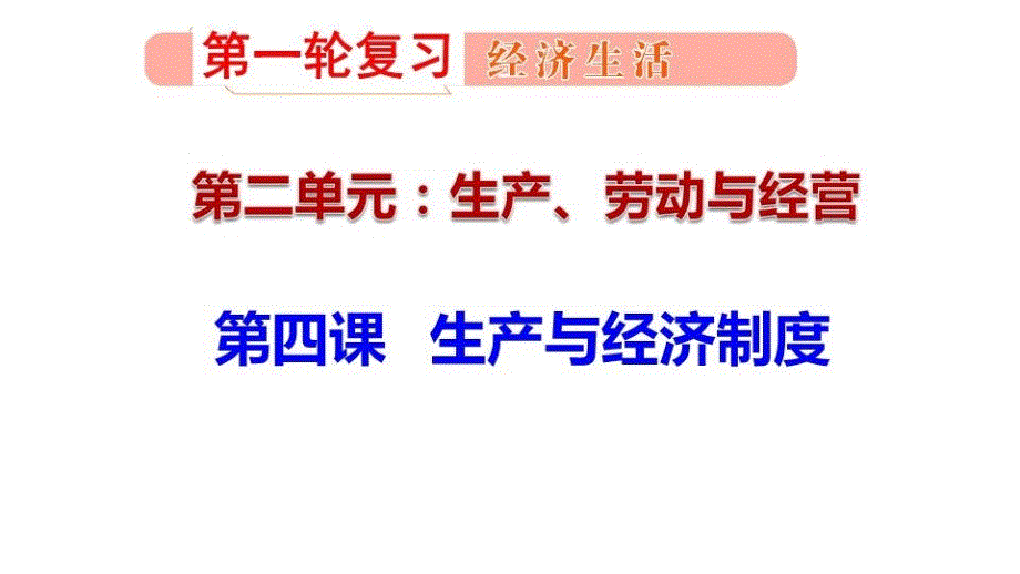 一轮复习经济生活第四课知识分享_第3页