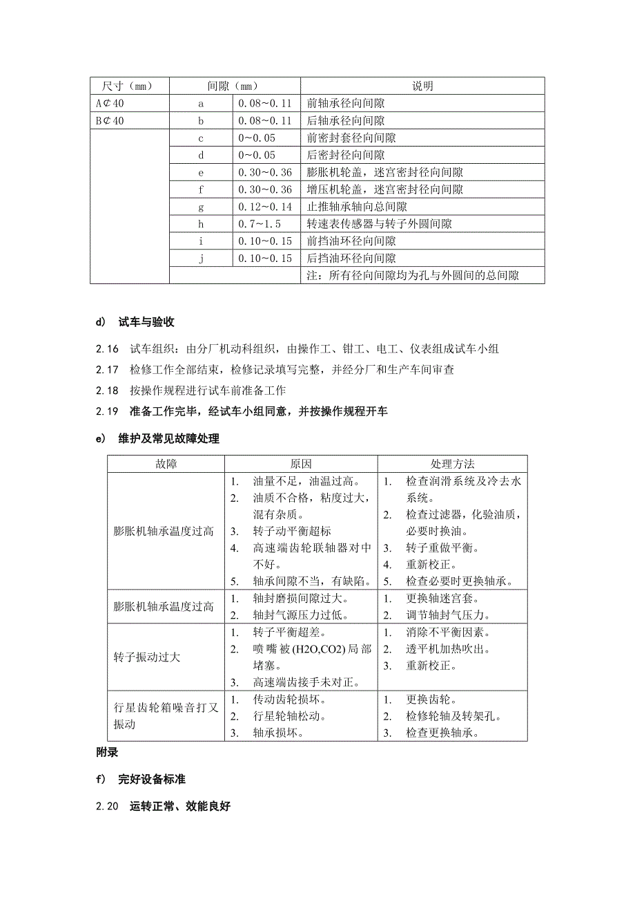 透平膨胀机维护检修规程_第3页