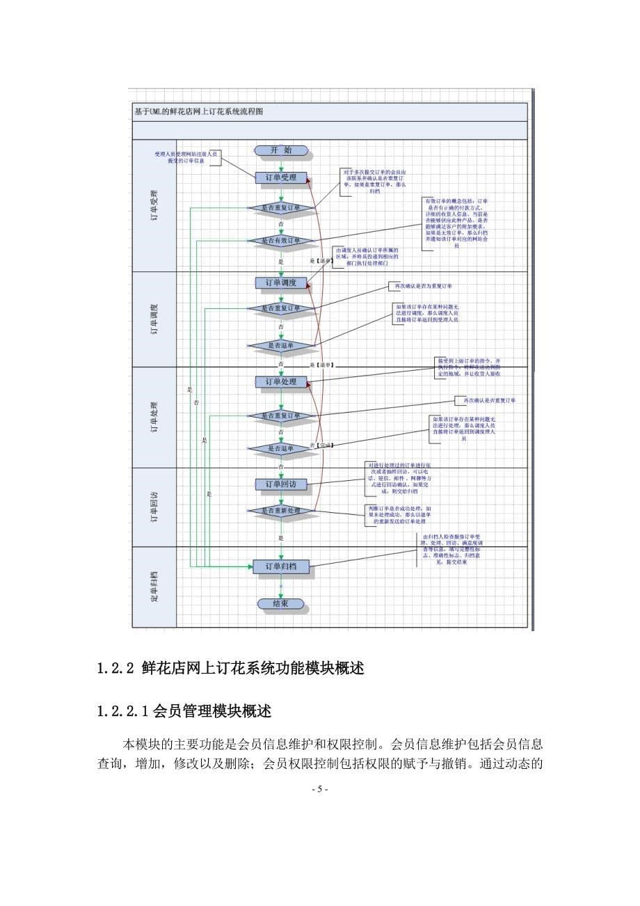 本科毕业论文---基于uml网上鲜花店订花系统课程设计.doc_第5页