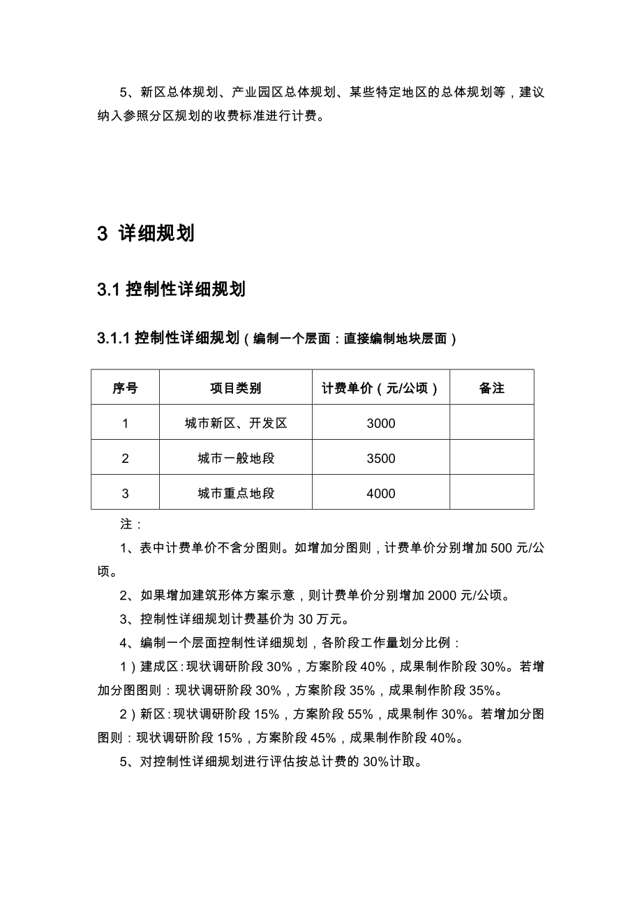 2020年修订《城规划设计计费指导意见》_第4页