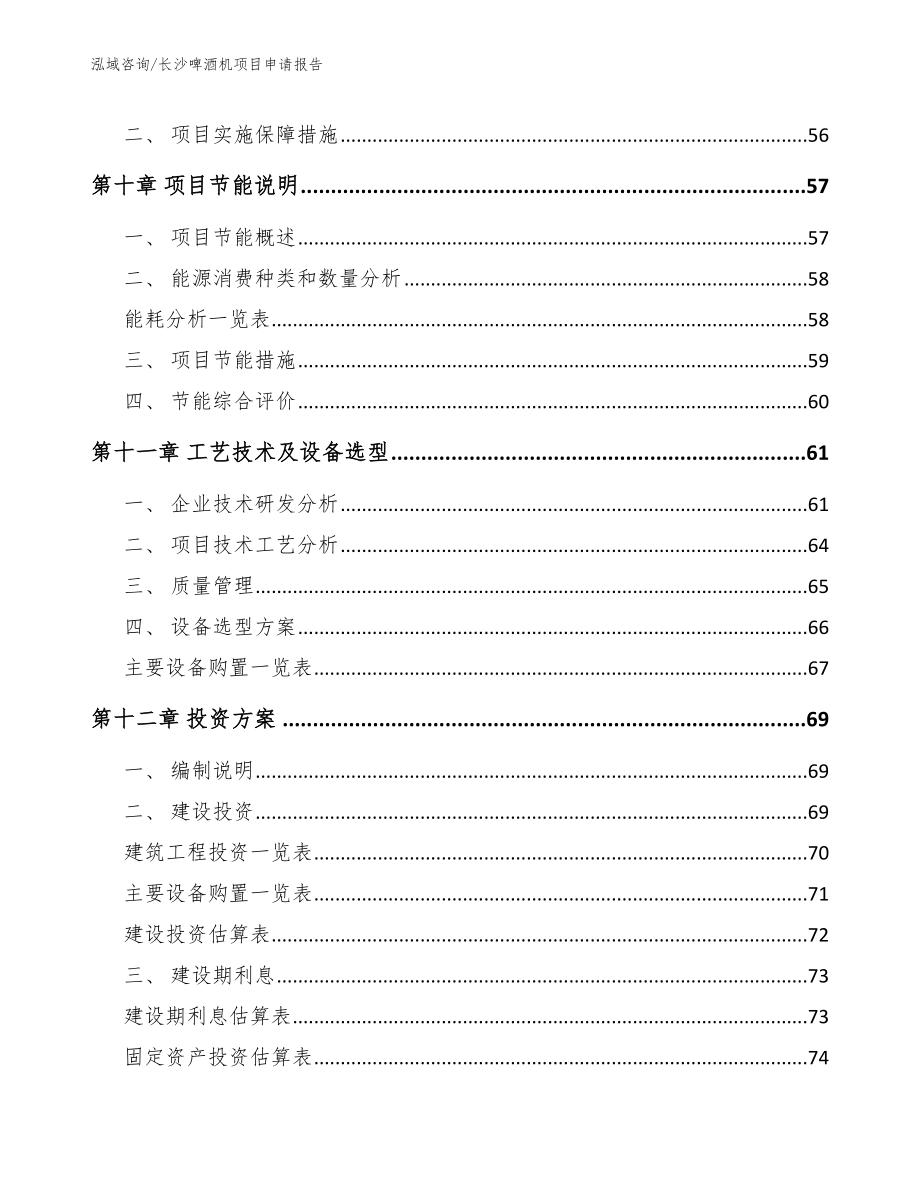 长沙啤酒机项目申请报告【模板】_第4页