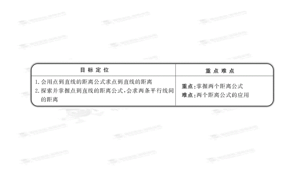 点到直线的距离两条平行直线间的距离_第2页