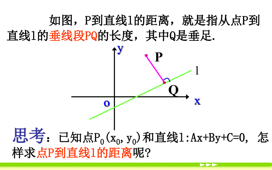 点到直线的距离两条平行直线间的距离_第3页