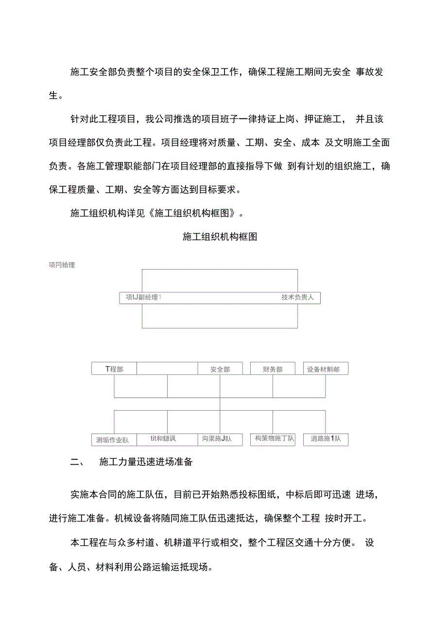 土地整理项目施工组织设计课程_第3页