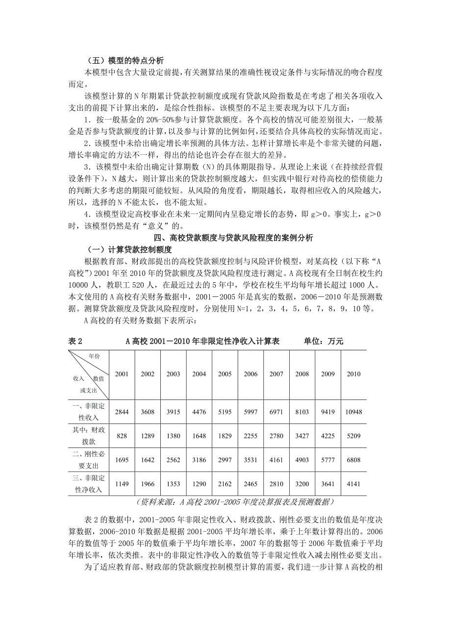 高校贷款风险控制研究财会通讯_第5页