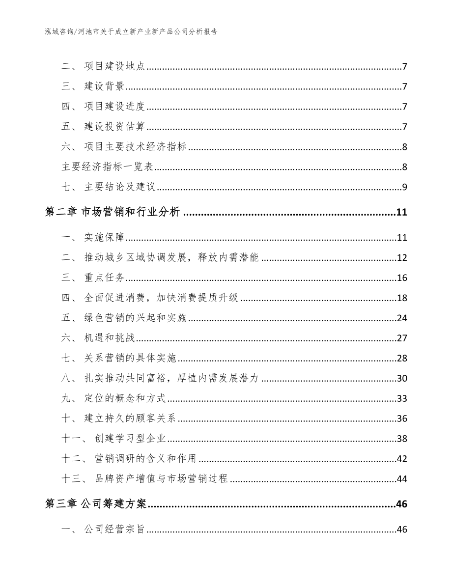 河池市关于成立新产业新产品公司分析报告（范文）_第2页