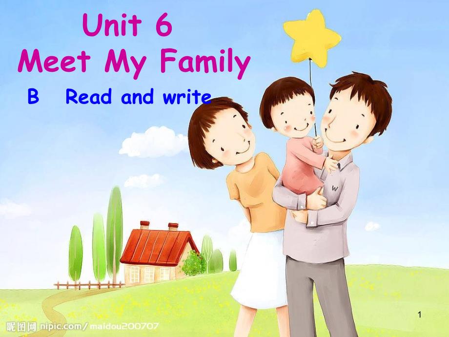 新版PEP小学英语四年级上册Unit6MeetmyfamilyBreadandwritePPT演示课件_第1页