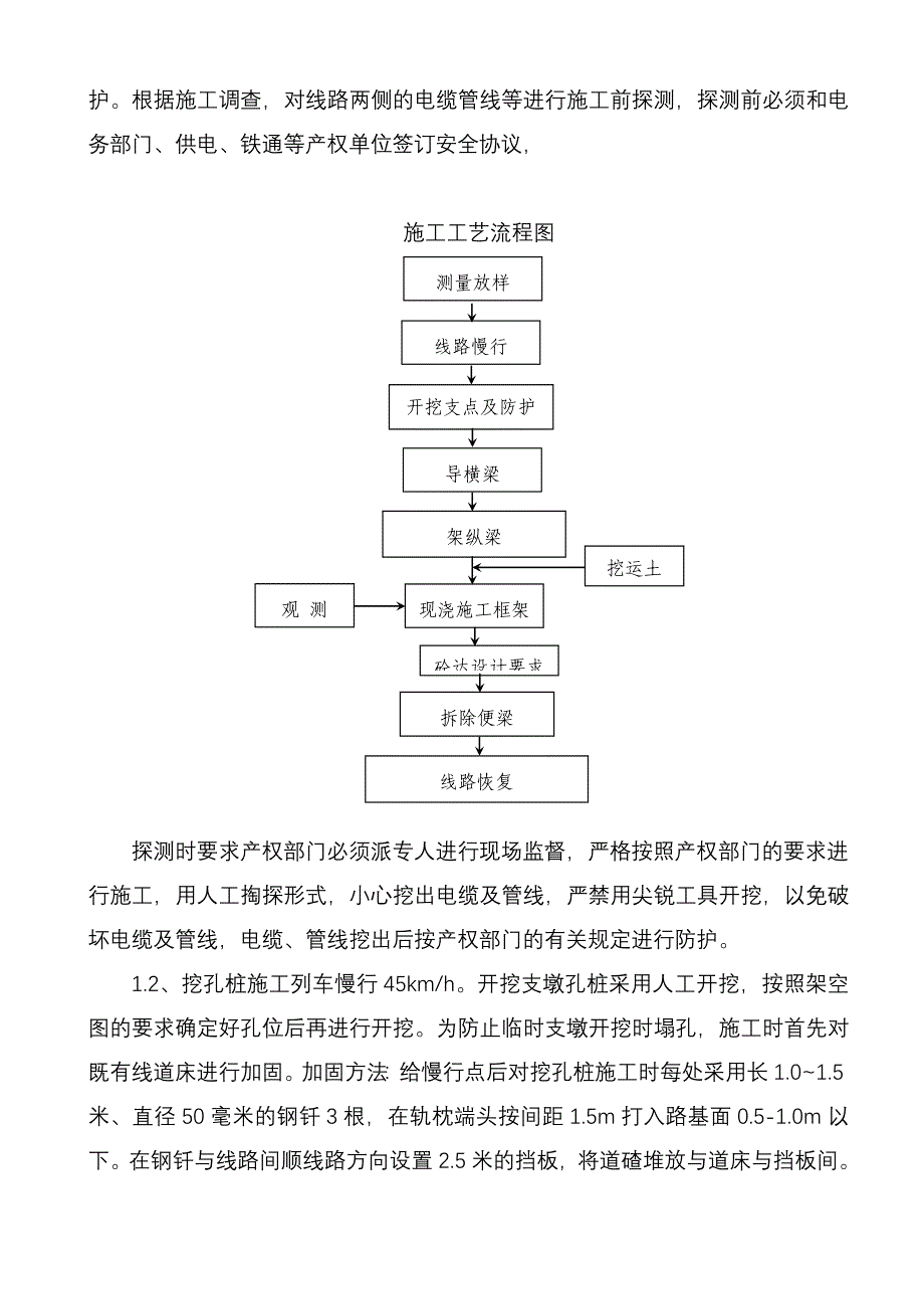 顶进涵d24m施工便梁线路架空及防护方案_第2页