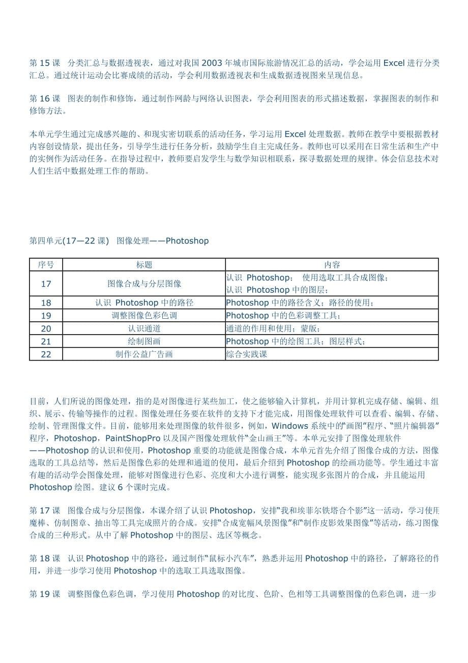 七年级第一册信息技术全册教案_第5页