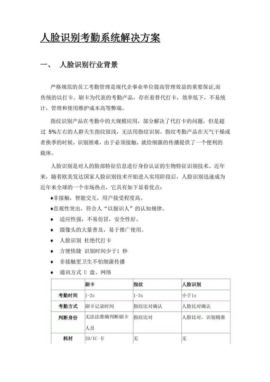 人脸识别考勤系统解决方法_第1页