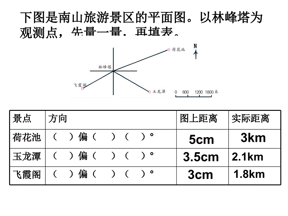 503用方向和距离描述行走路线_第3页