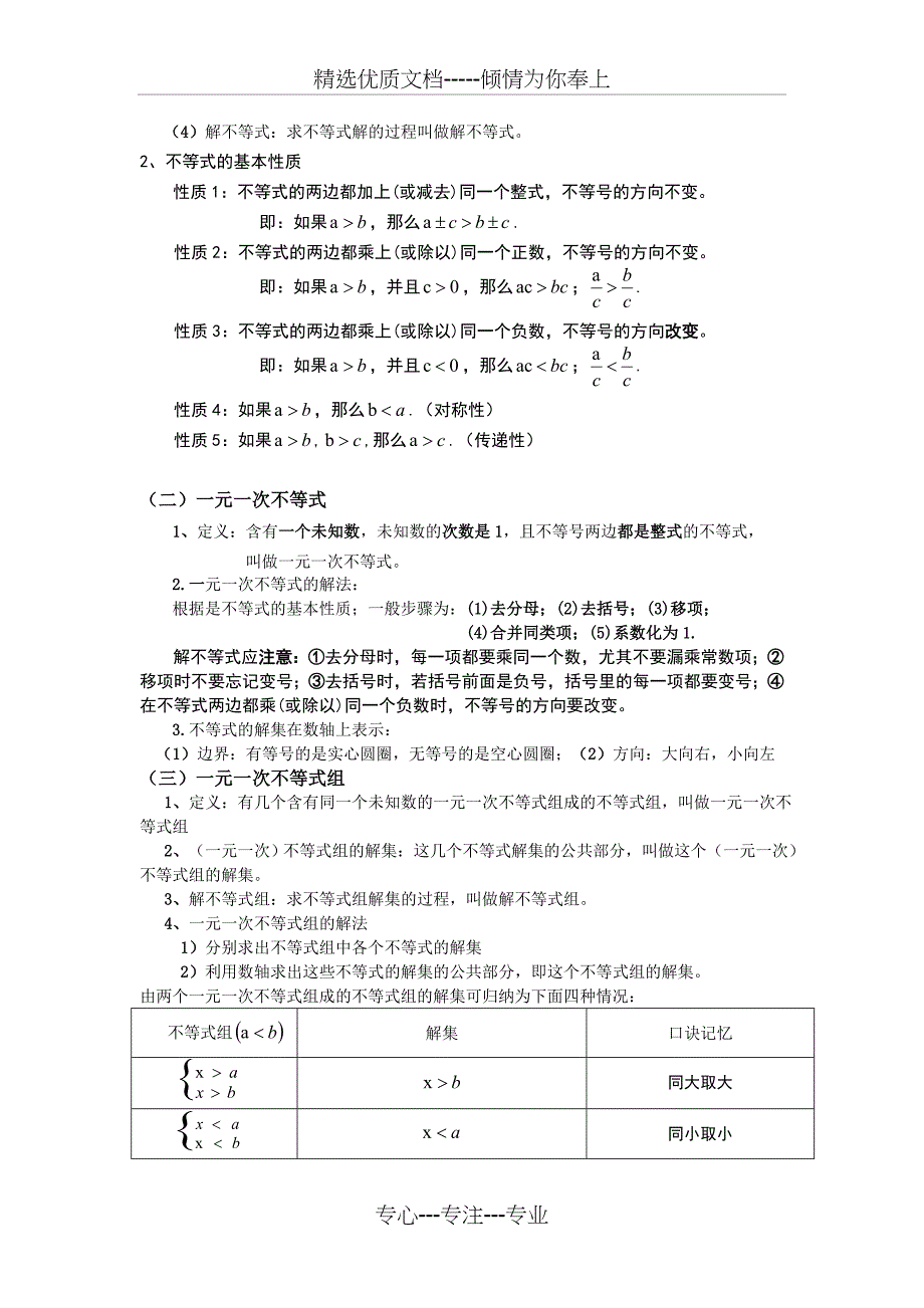 沪科版七年级数学下册知识点总结大全(共17页)_第4页