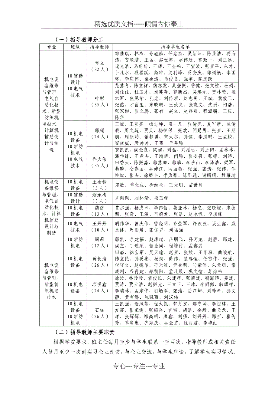 机电工程系2013届大专学生顶岗实习工作方案_第2页