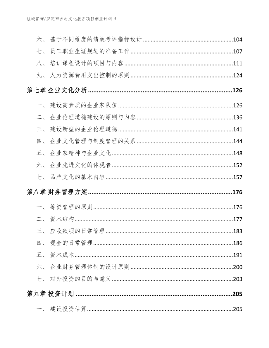 罗定市乡村文化服务项目创业计划书_第3页