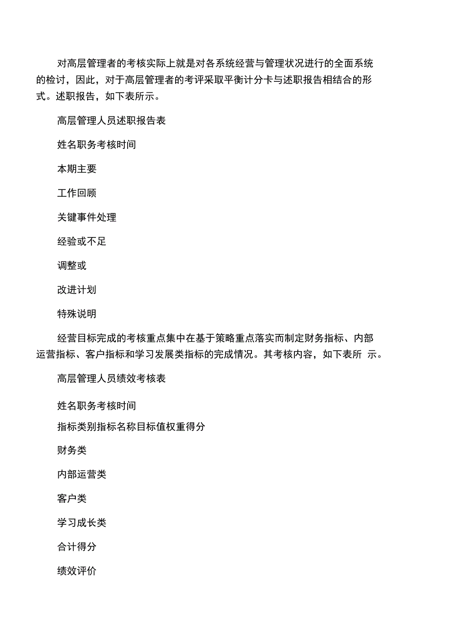 &#215;&#215;房地产公司绩效考核管理制度-受_第4页