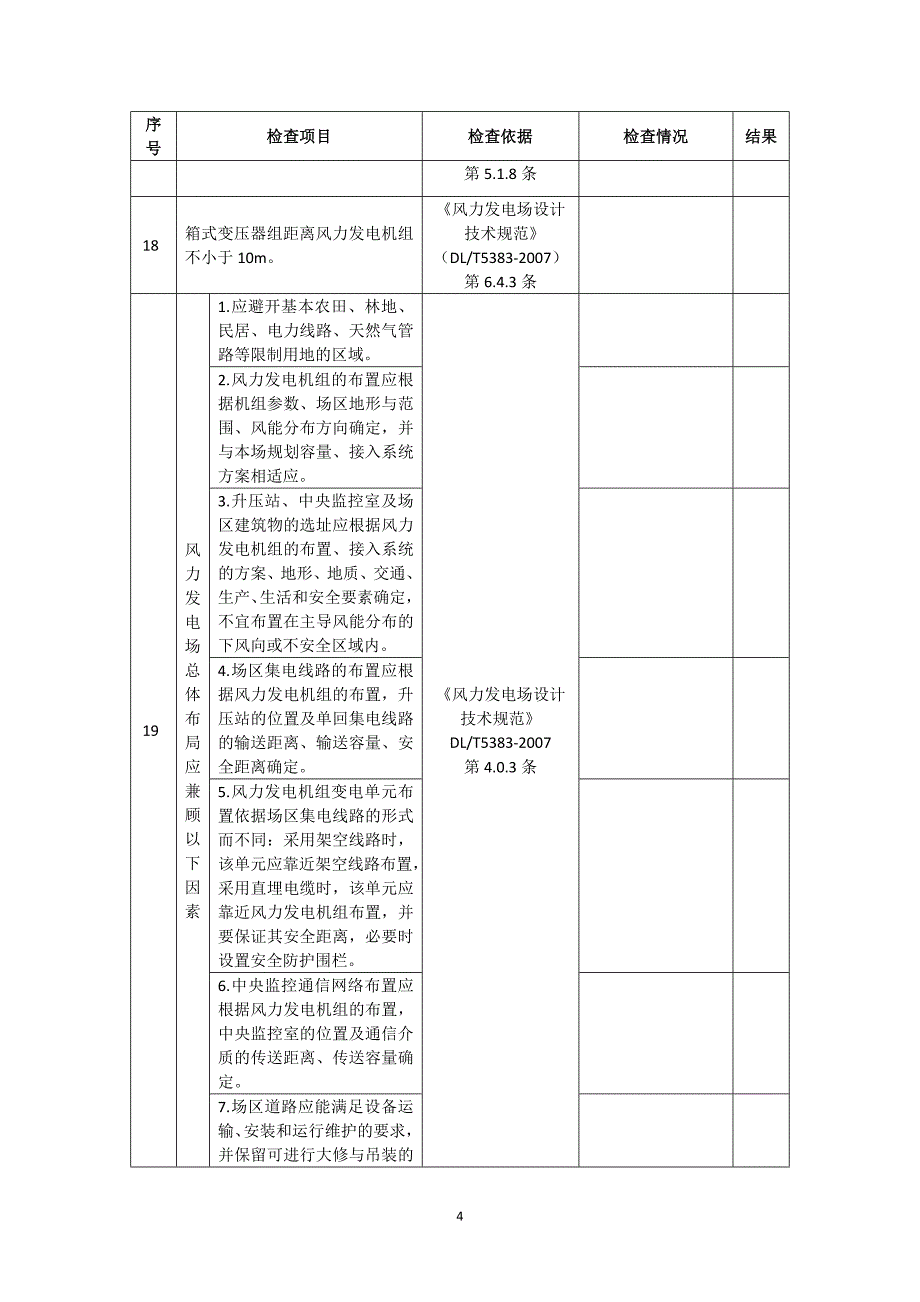 风电场安全验收评价现场安全检查表.docx_第4页