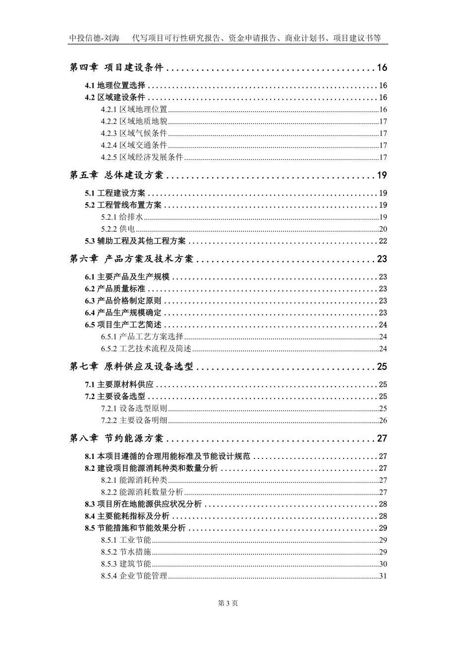 汽车标牌项目资金申请报告写作模板_第3页