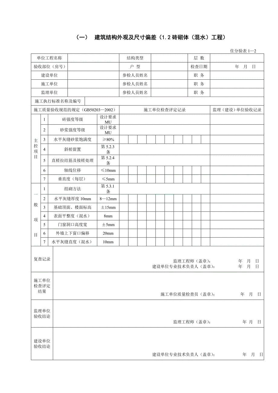 (精品)住房验收表格_第2页