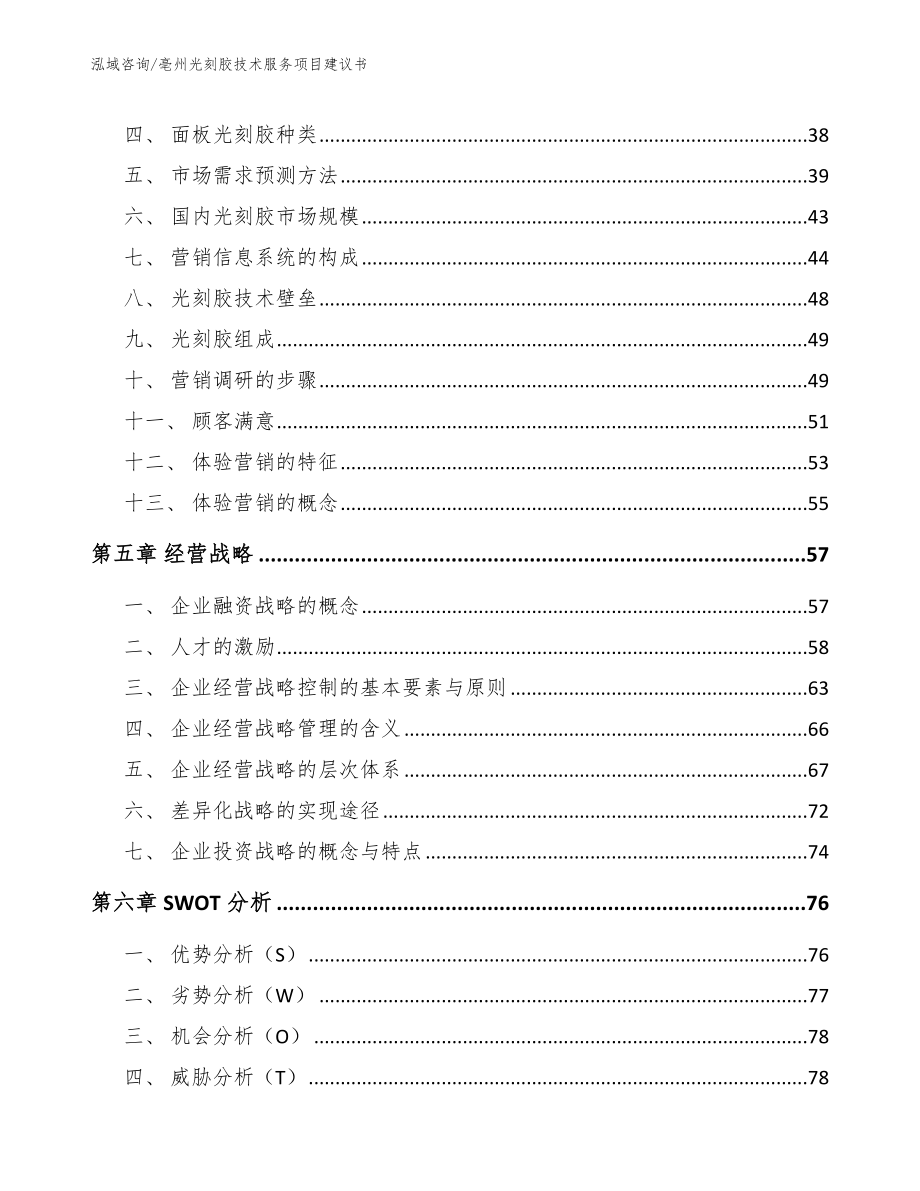 亳州光刻胶技术服务项目建议书_模板_第2页