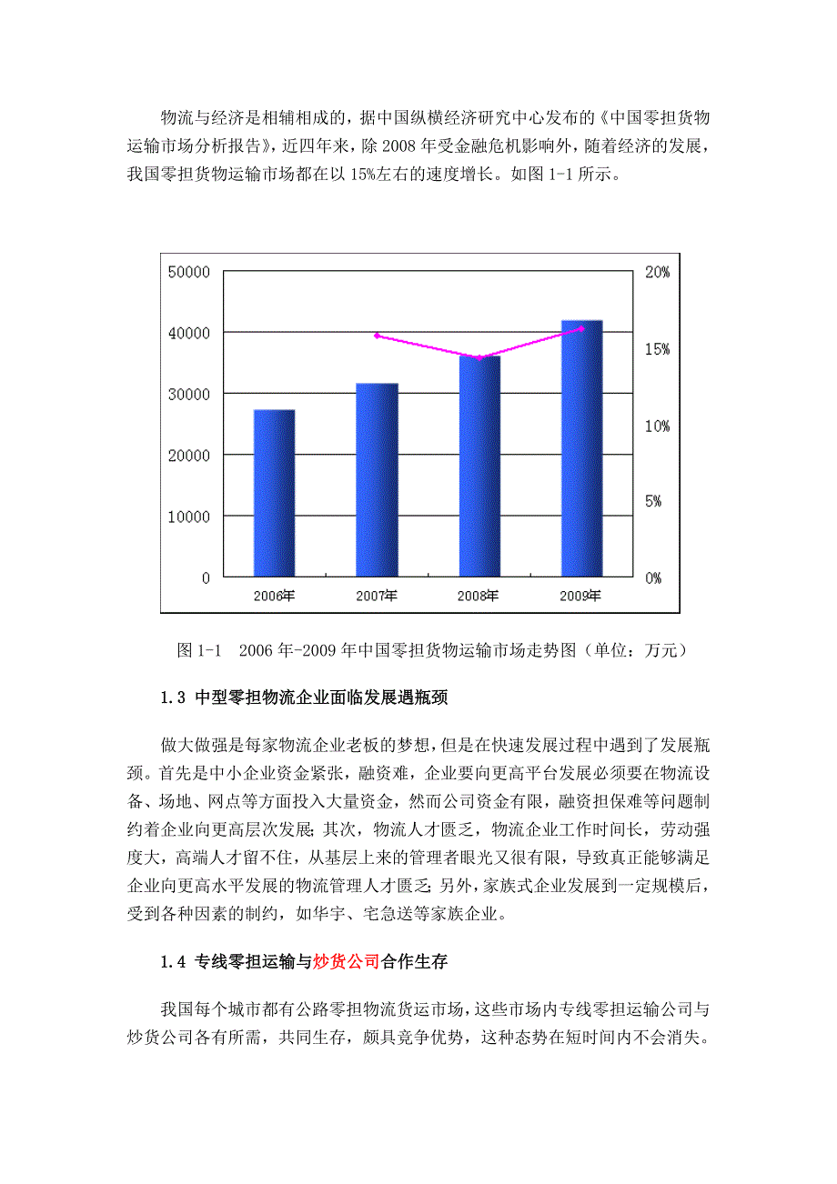 我国零担物流行业分析_第3页