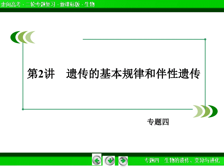 42遗传的基本规律和伴性遗传_第3页