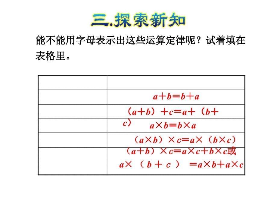 人教版小学数学六年级上册课件：第2课时用字母表示数(二)_第5页