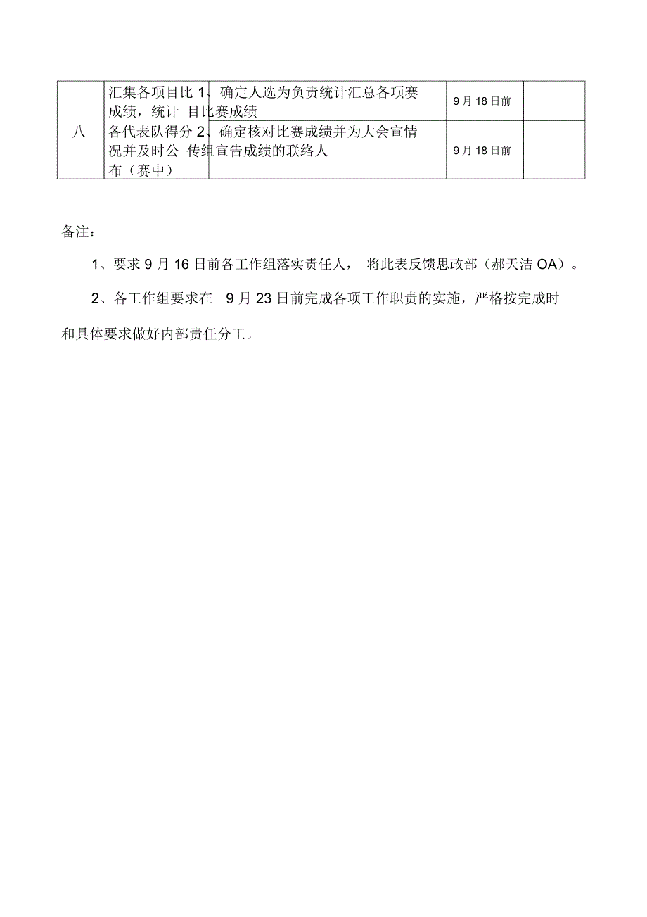 第二届职工运动会分工表(细分)_第2页