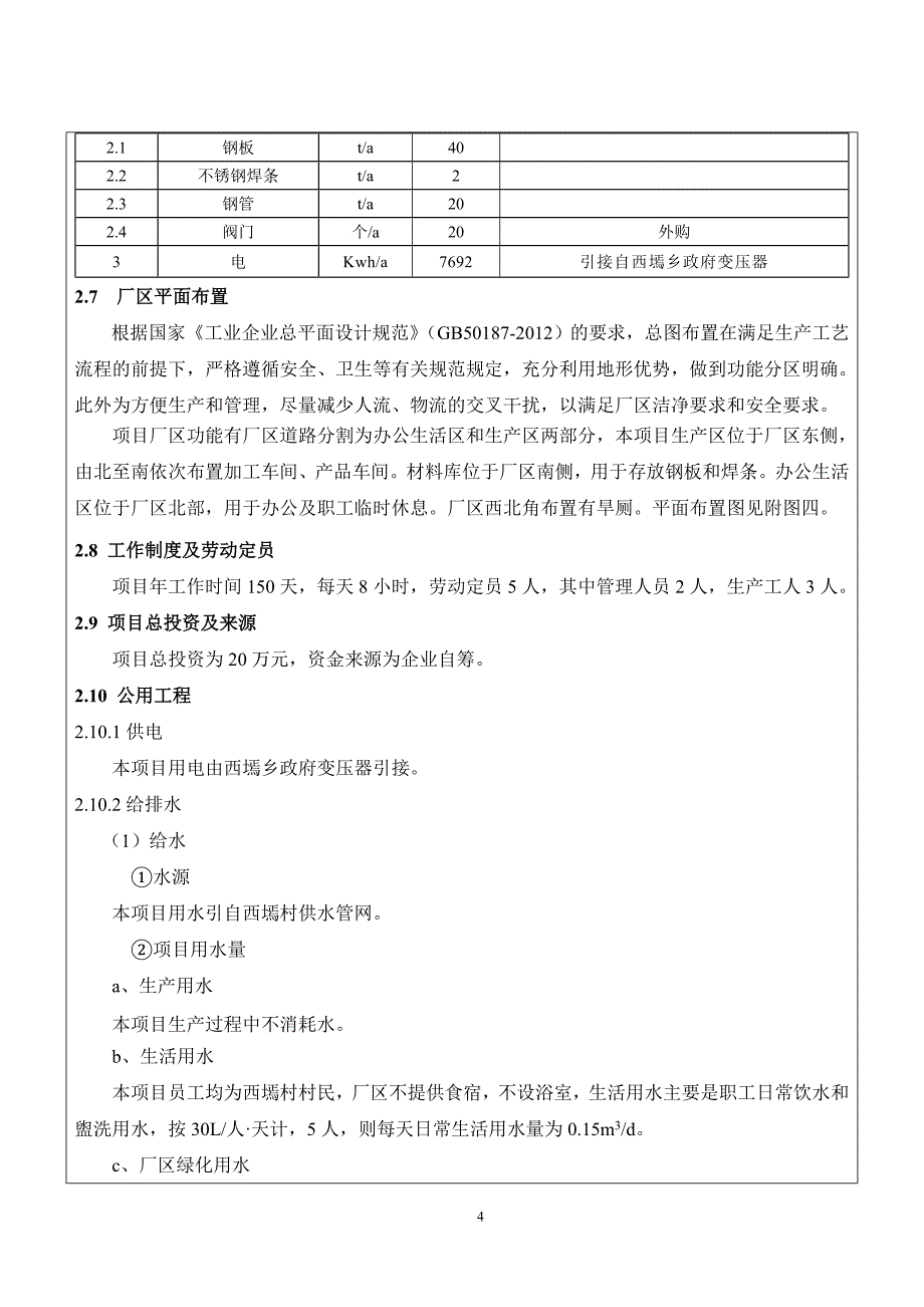 生活污水处理一体化设备及过滤器配套加工项目环境风险评估报告表.doc_第4页