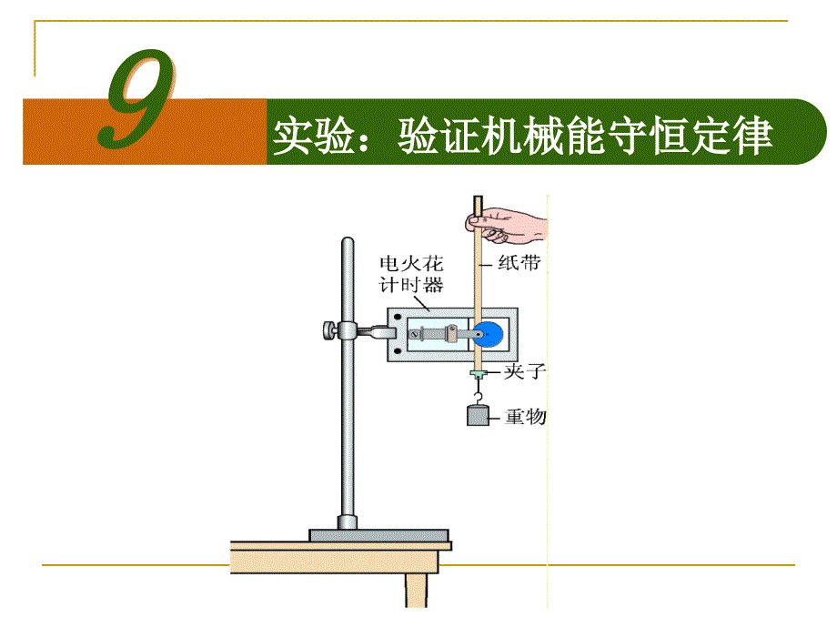 高一物理必修二7.9实验：验证机械能守恒定律-ppt课件_第1页