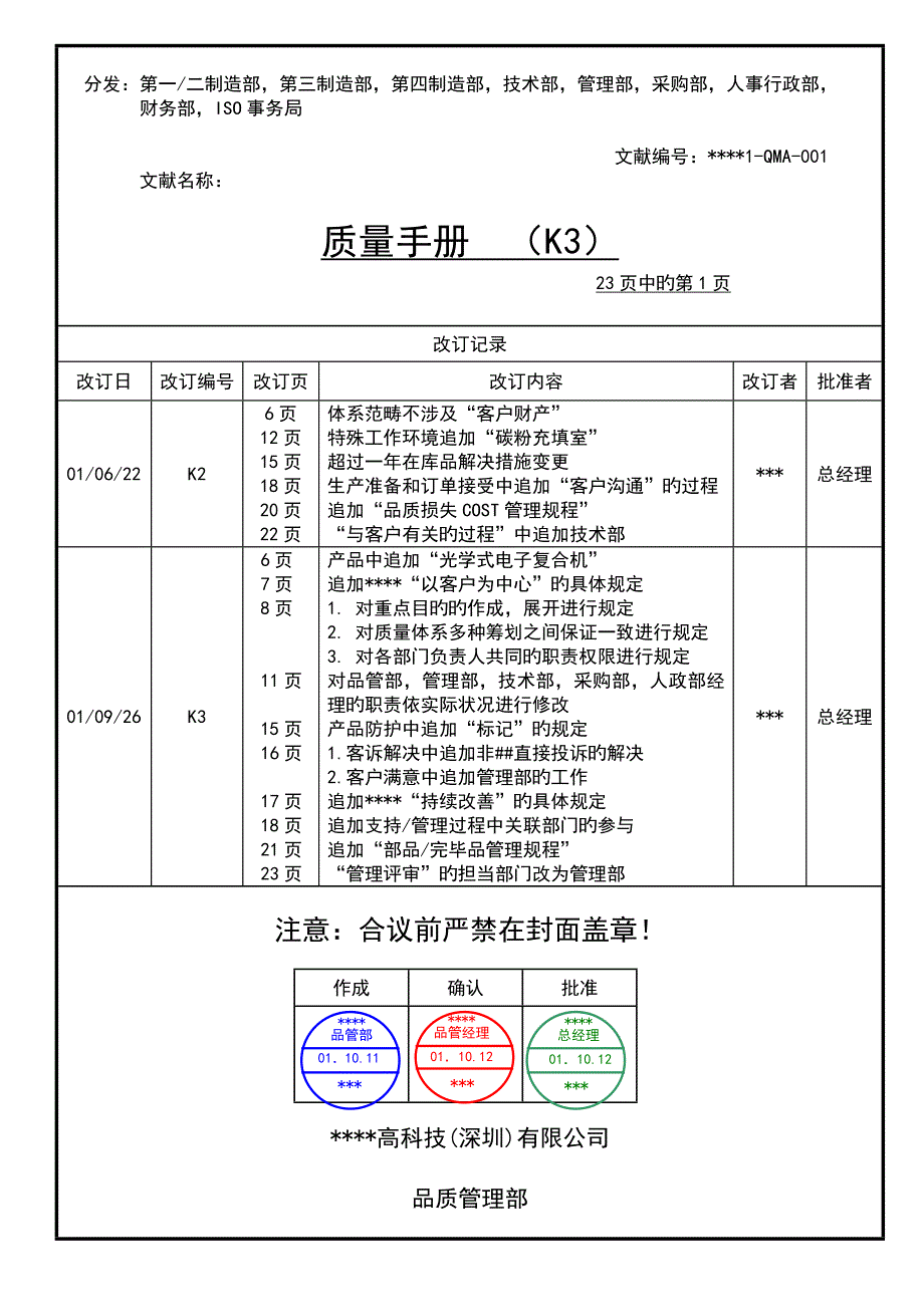 日资质量手册_第1页