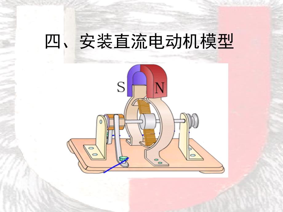 新苏科版九年级物理下册十六章.电磁转换四安装直流电动机模型课件12_第1页