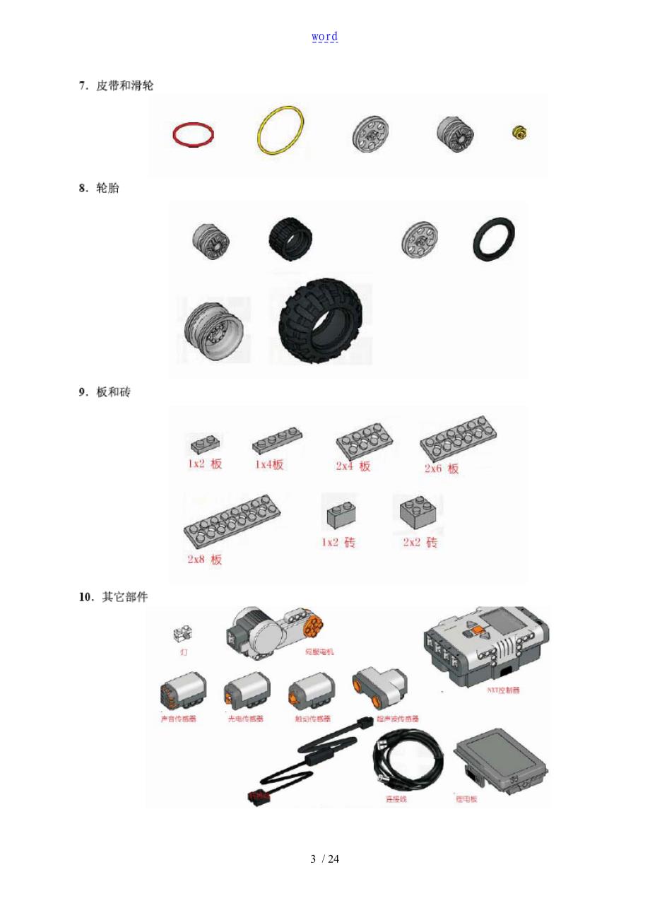 常用乐高零件应用清单_第3页