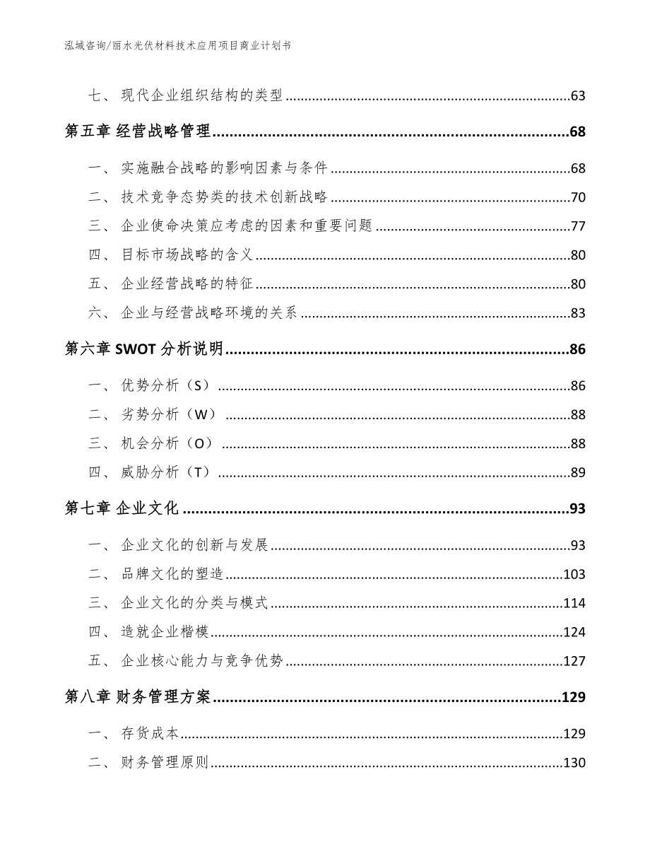 丽水光伏材料技术应用项目商业计划书_模板_第4页