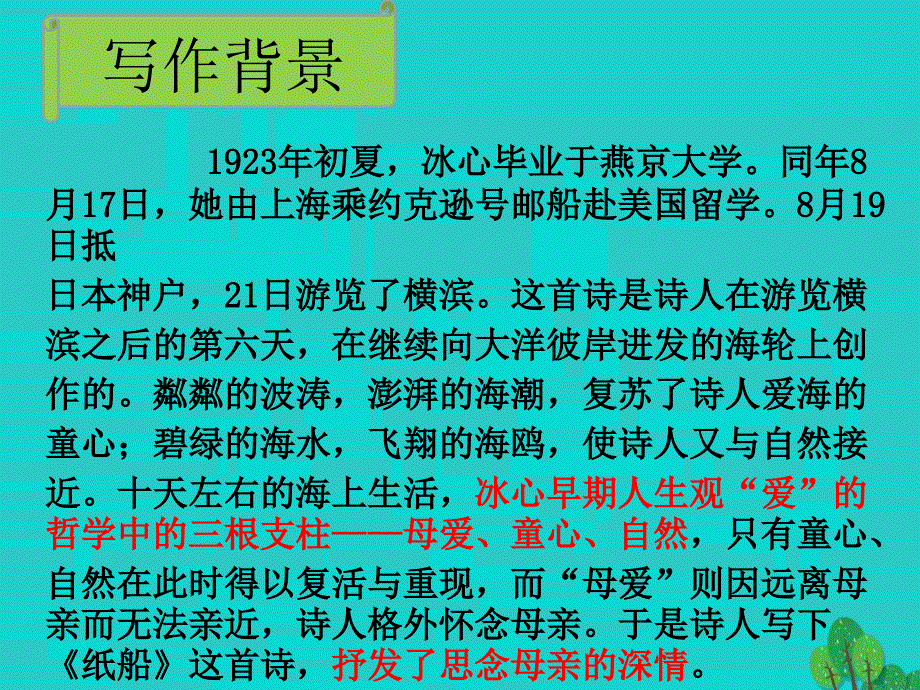 七年级语文上册 2《冰心诗三首》课件 苏教版 (2).ppt_第4页