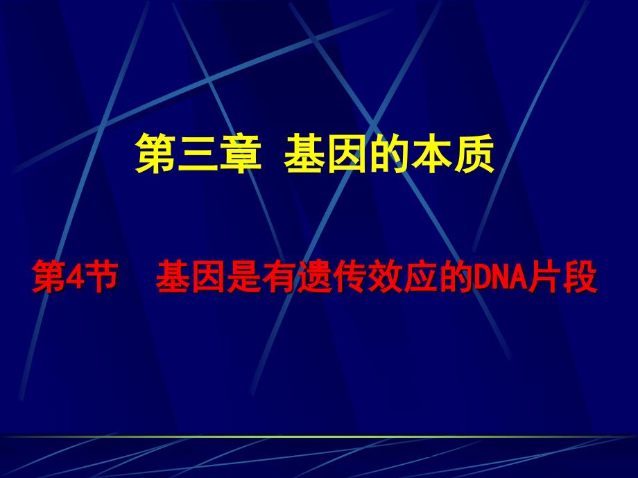 第四节基因是有遗传效应的DNA片段_第1页