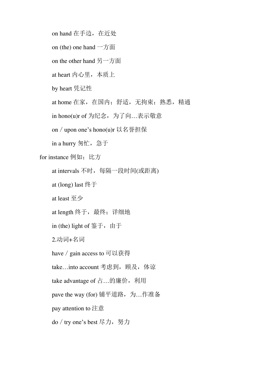 英语四级历年真题高频词汇_第4页