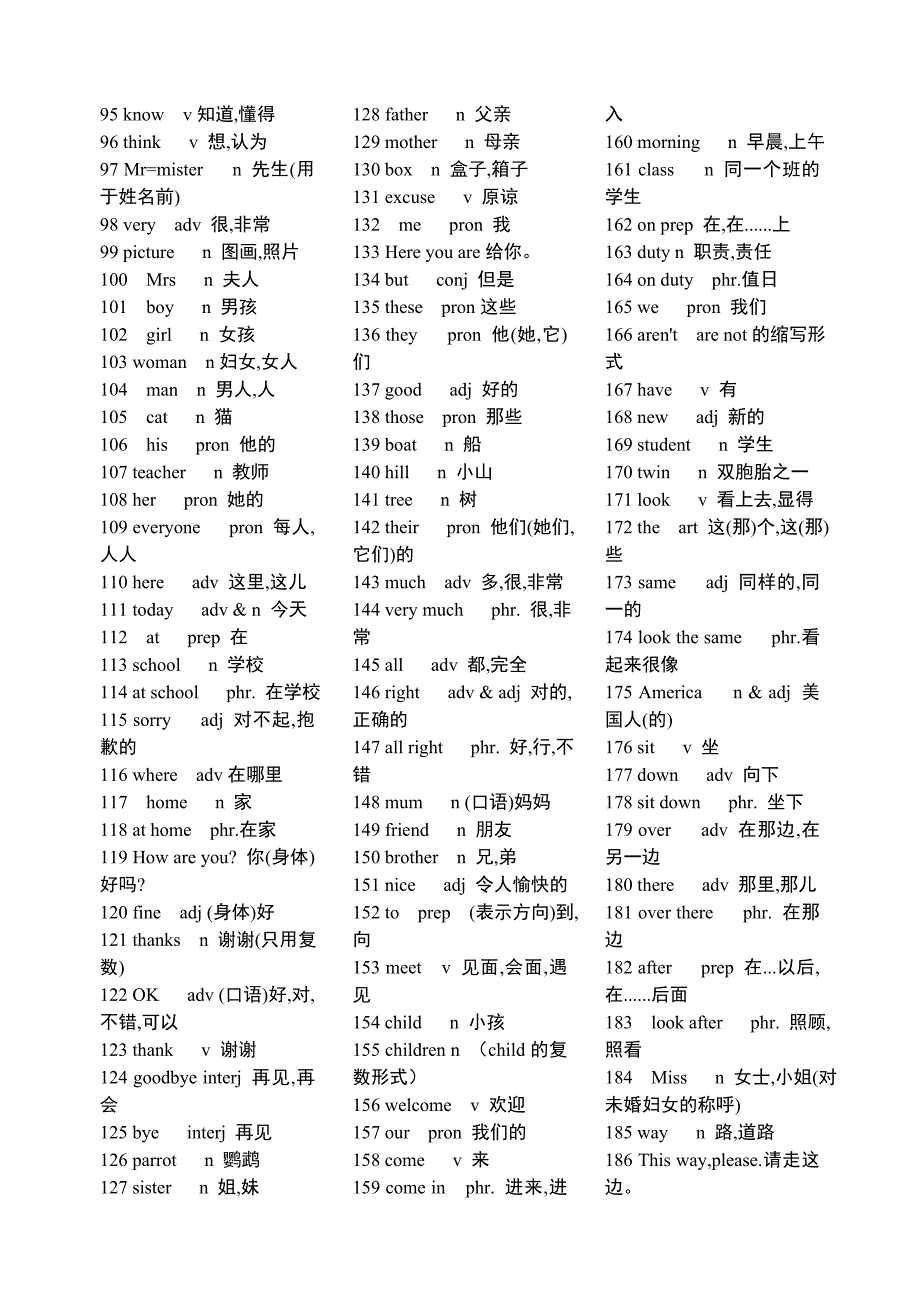 初中英语词汇1000个_第2页