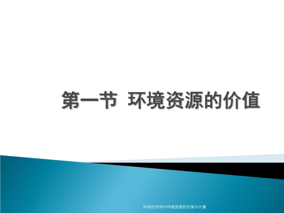 环境经济学09环境资源的价值与计量课件_第3页