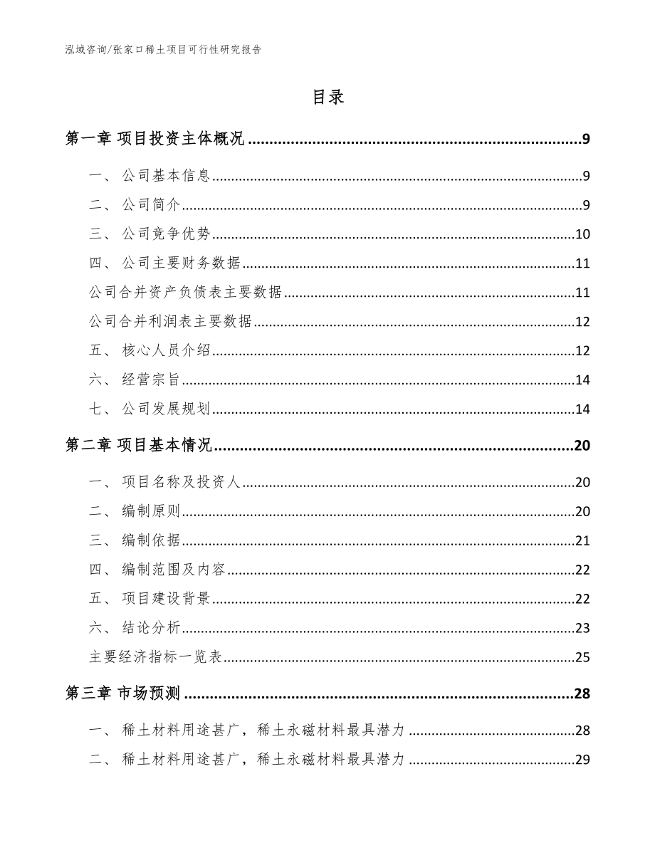 张家口稀土项目可行性研究报告（模板范本）_第2页